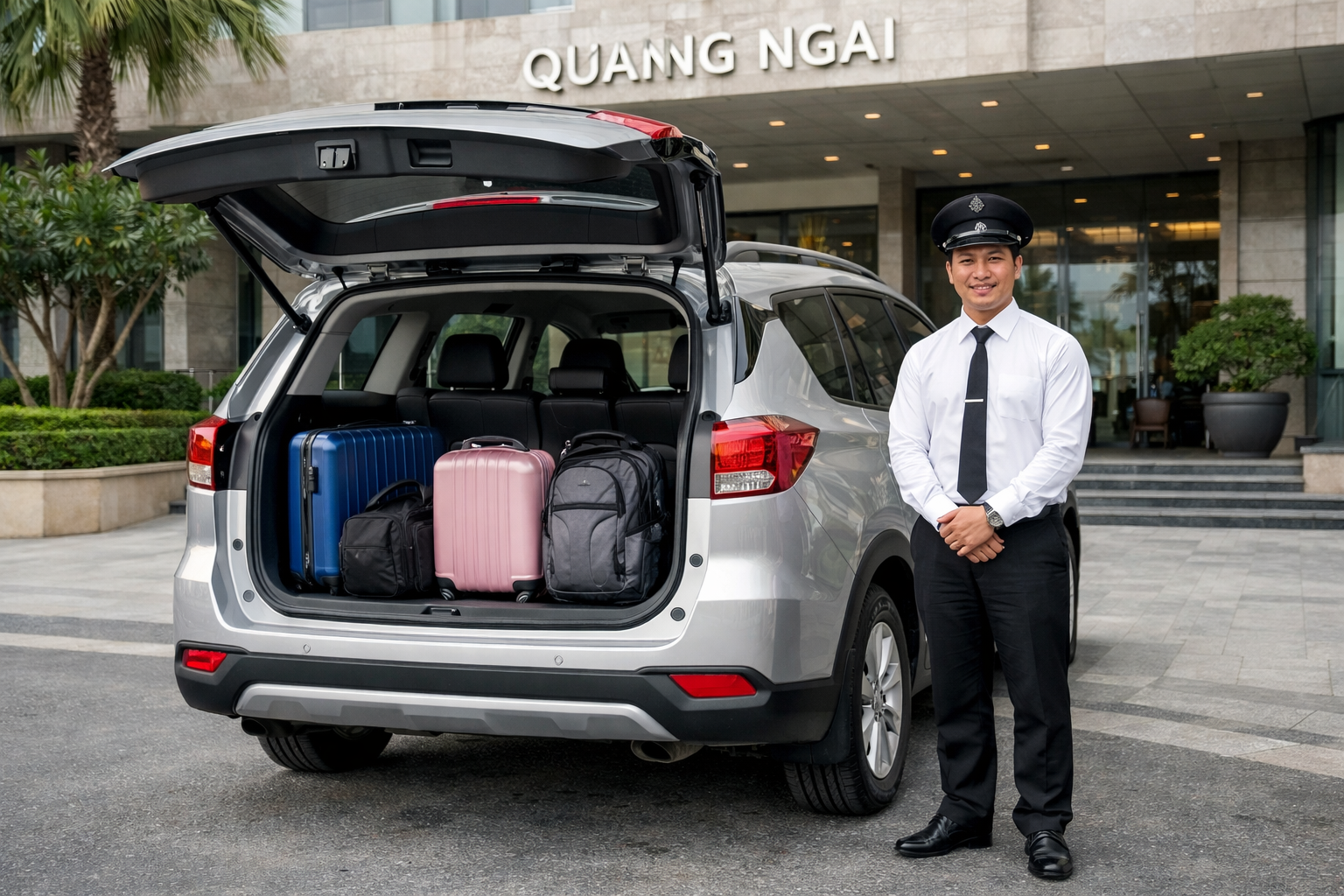 Đặt xe 7 chỗ có tài từ Quảng Ngãi đi Quy Nhơn cho gia đình, công tác và du lịch