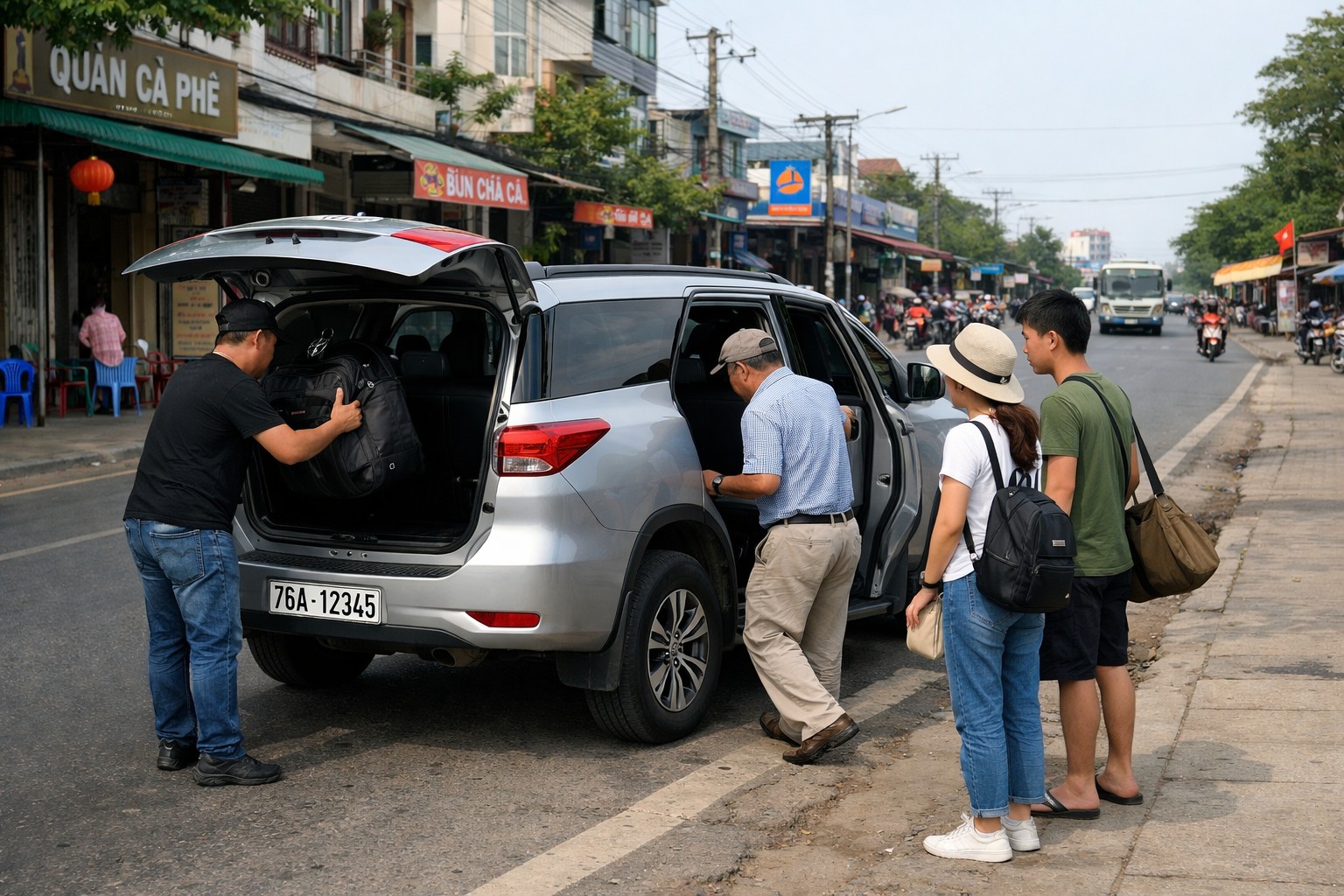 Đặt xe ghép Quảng Ngãi đi Bình Định đón tận nơi, đi đúng giờ và dễ giữ chỗ