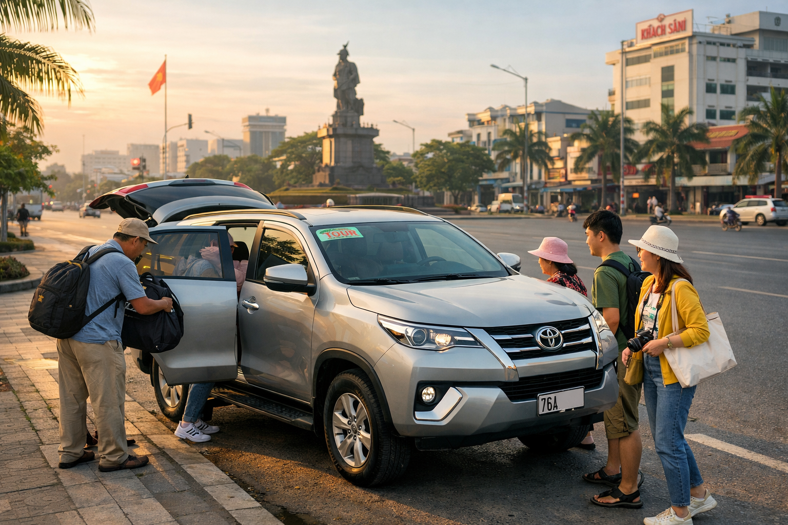 Dịch vụ đưa đón Núi Thiên Ấn bằng ô tô, phục vụ mọi thời điểm theo lịch của bạn