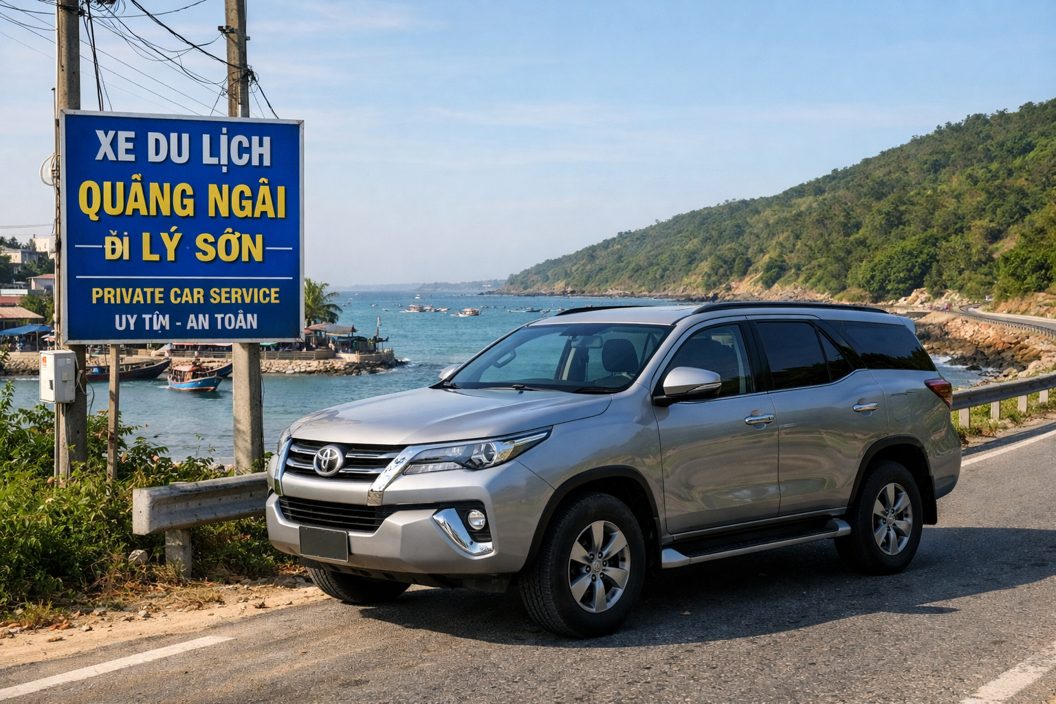 Đặt xe riêng đi Cổng Tò Vò từ Quảng Ngãi, tài xế am hiểu địa phương và đón tận nơi
