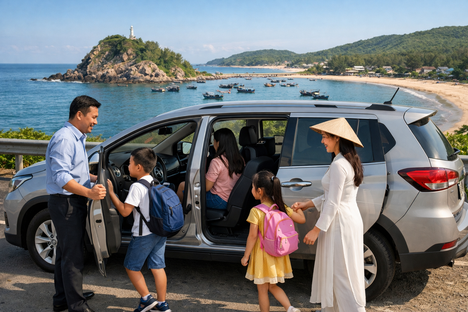 Dịch vụ đưa đón Cửa biển Sa Cần từ Quảng Ngãi đi riêng, đúng giờ và dễ đặt trước