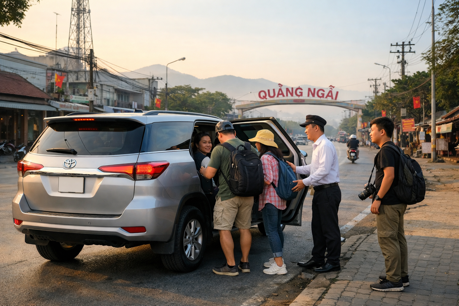 Dịch vụ đưa đón Núi Cà Đam bằng ô tô, khởi hành mỗi ngày với lịch trình linh hoạt và tư vấn rõ ràng