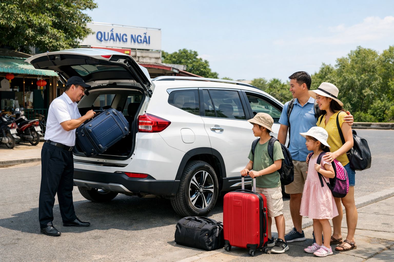 Dịch vụ đưa đón Hòn Mù Cu từ Quảng Ngãi cho đi chơi, khám bệnh và theo chuyến