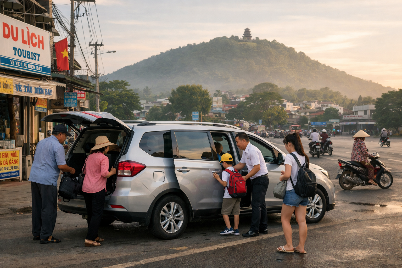 Dịch vụ đưa đón Núi Thiên Ấn từ Quảng Ngãi nhanh chóng, đón tận nơi theo lịch của bạn