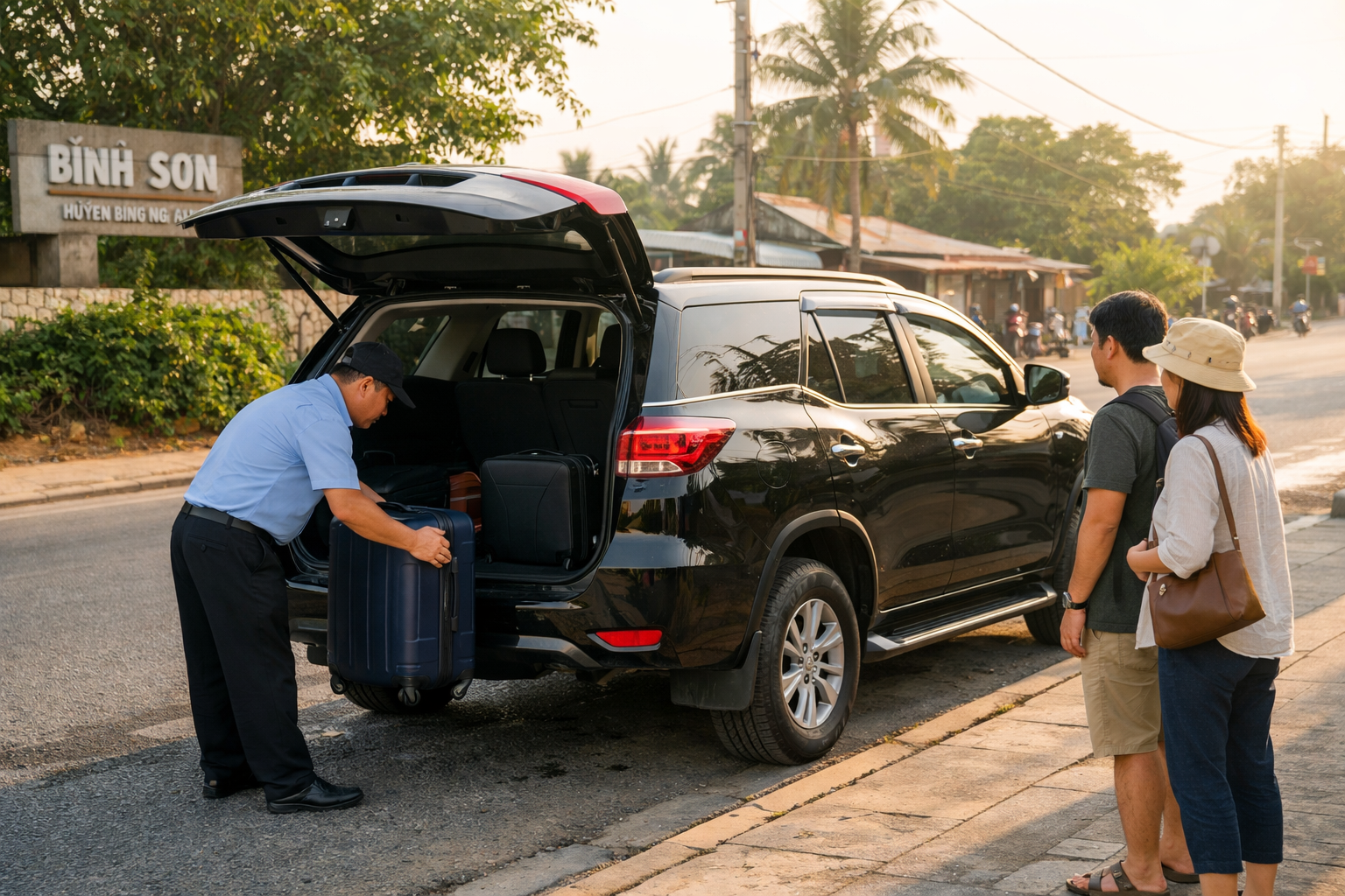 Dịch vụ đưa đón sân bay Chu Lai từ Bình Sơn đi riêng, đúng giờ và báo giá rõ ràng