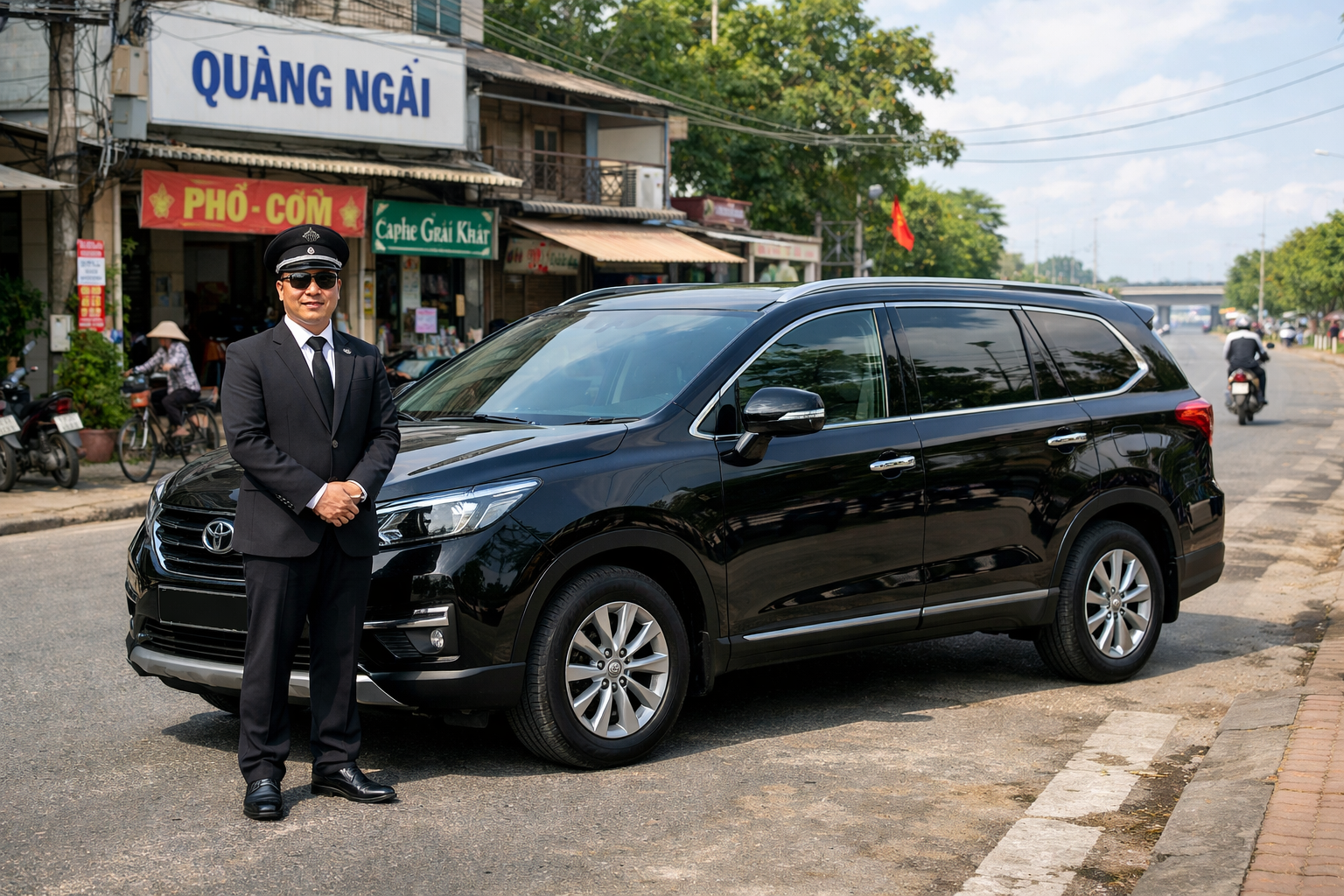 Thuê tài xế riêng Quảng Ngãi theo ngày cho công việc, du lịch và khám chữa bệnh
