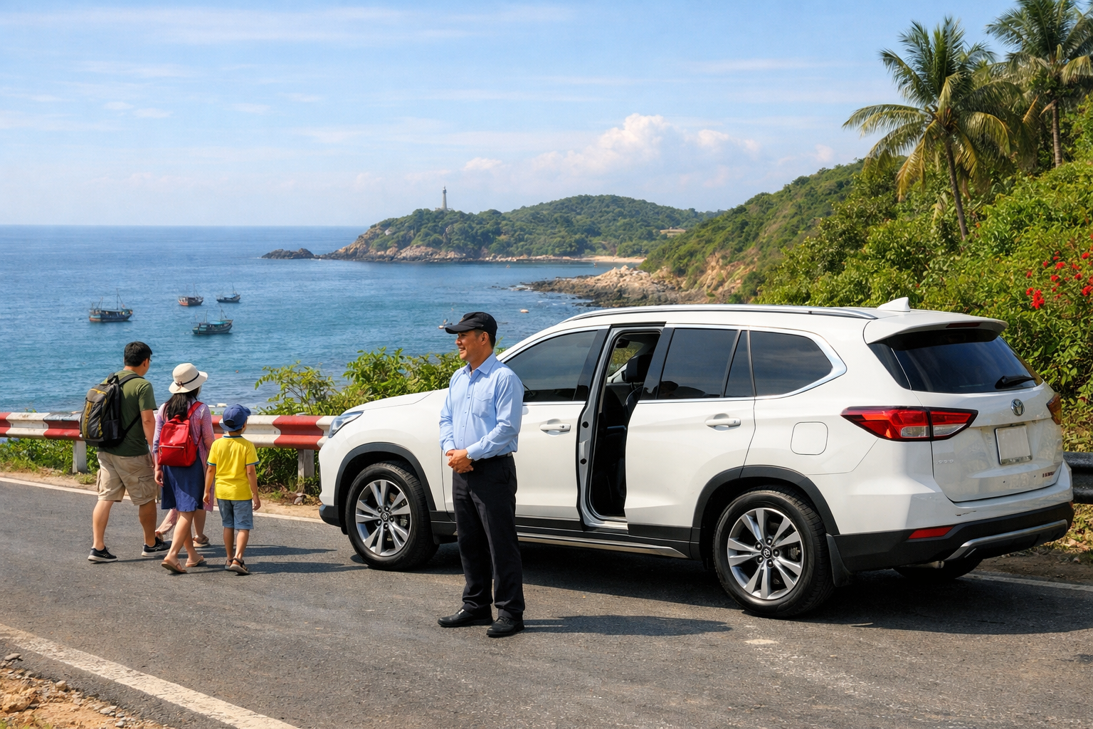 Thuê xe đi Ba Làng An an toàn, đúng giờ cho chuyến tham quan và đi riêng