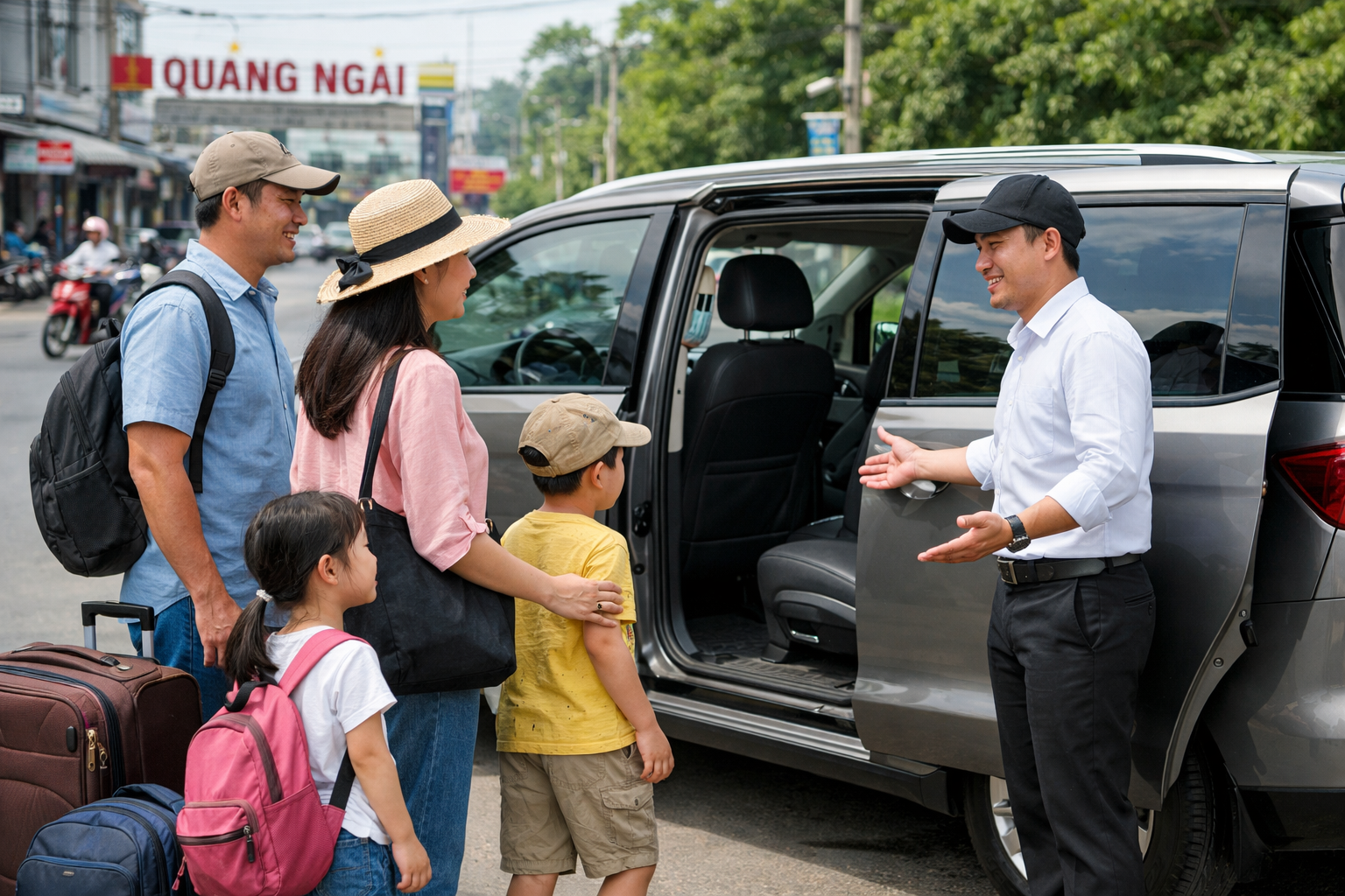 Thuê xe đi Chùa Đục từ Quảng Ngãi bằng ô tô, đón tận nơi và đi theo lịch riêng