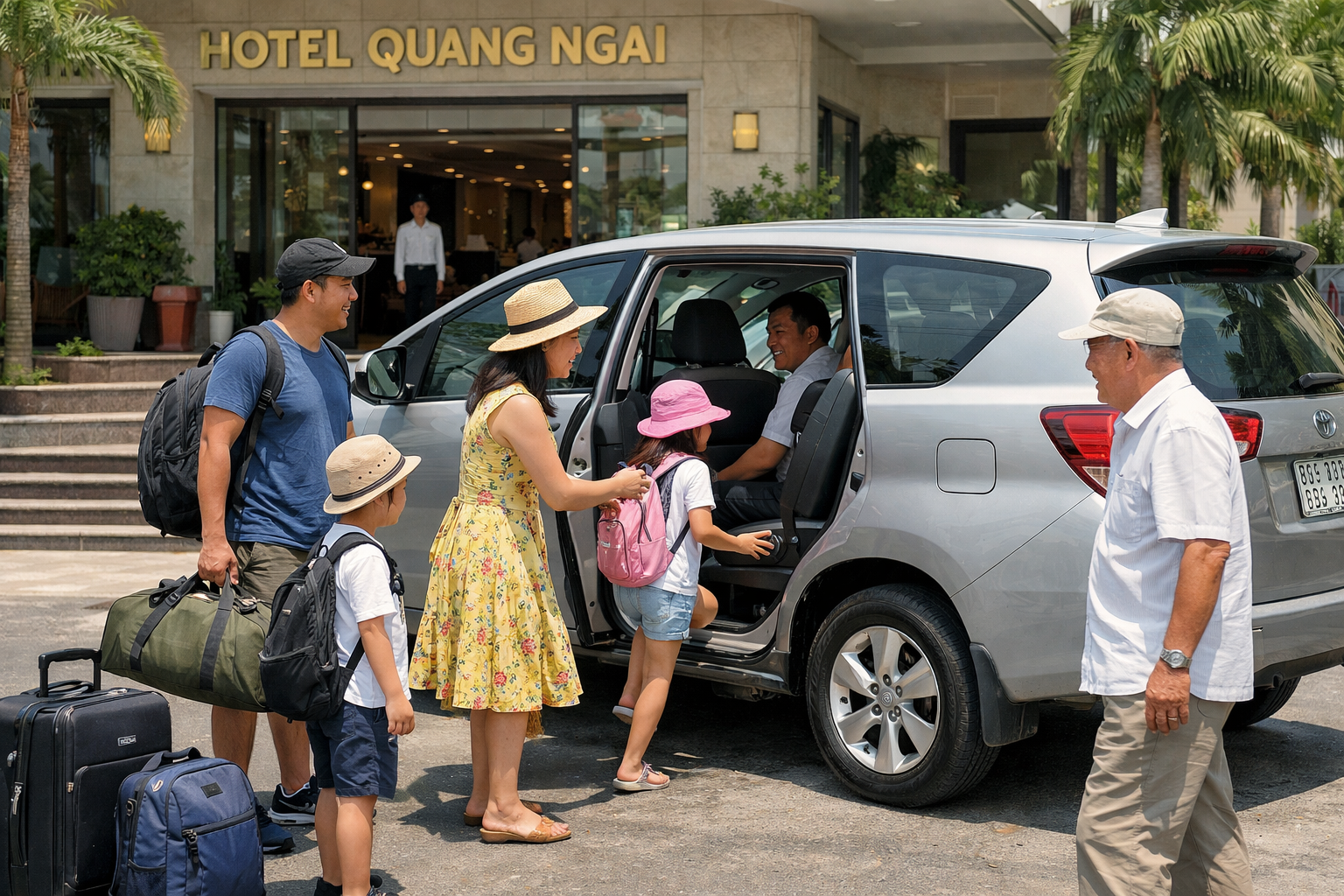 Thuê xe đi Cửa biển Sa Cần xe riêng, đón tận nơi và chủ động lịch trình