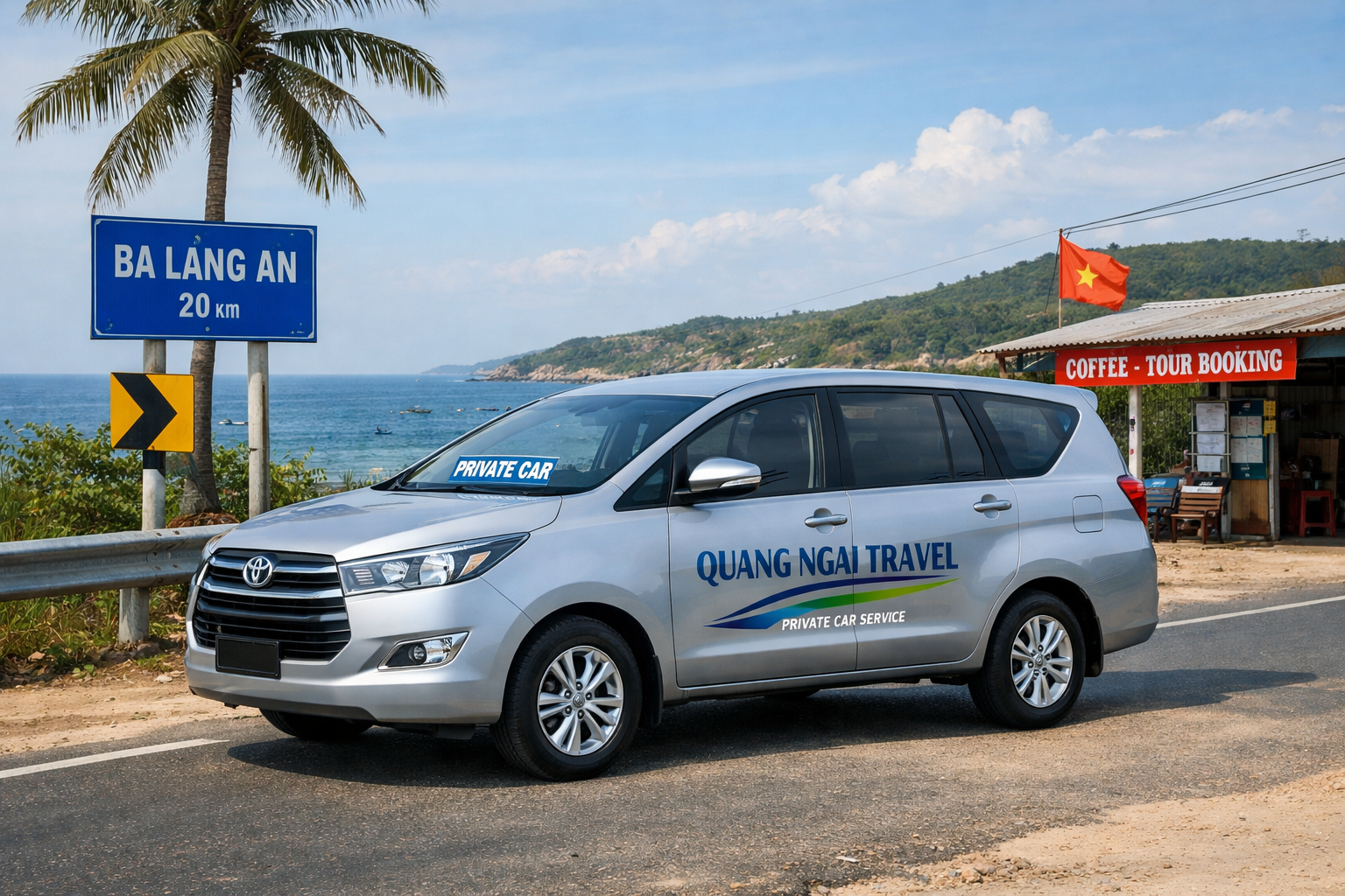 Dịch vụ thuê xe đi Ba Làng An giá tốt, khởi hành linh hoạt và đón tận nơi