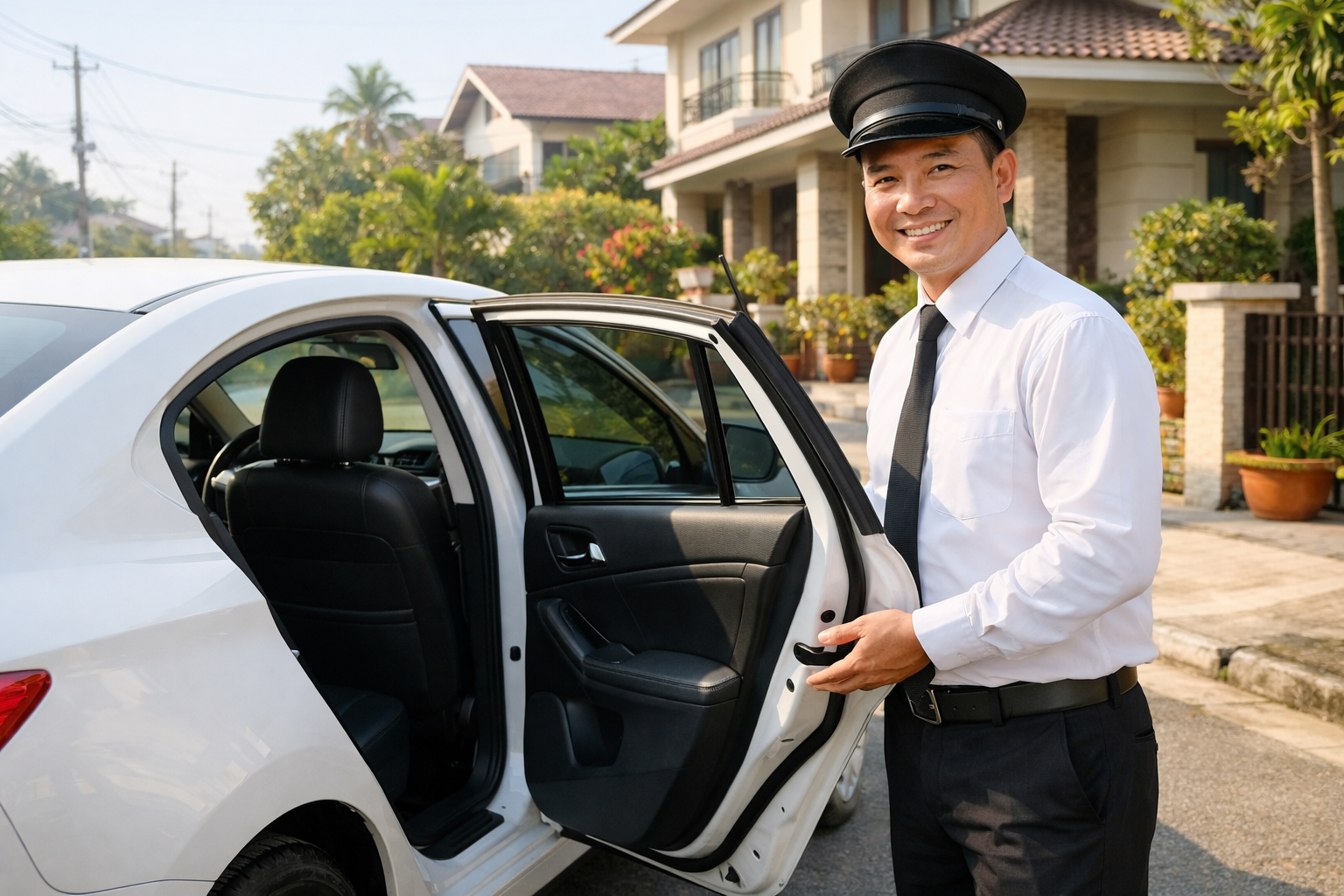 Tài xế đón khách tận nơi ở Quảng Ngãi