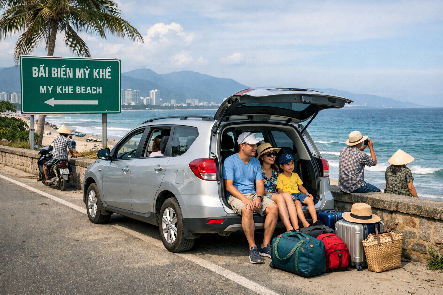 Xe 7 chỗ đi Biển Mỹ Khê Quảng Ngãi
