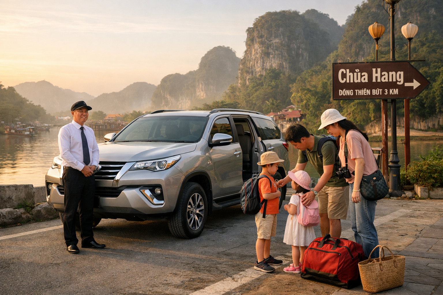 Thuê xe đi Chùa Hang thuận tiện, phục vụ 24/7 với lịch trình linh hoạt và tư vấn rõ ràng