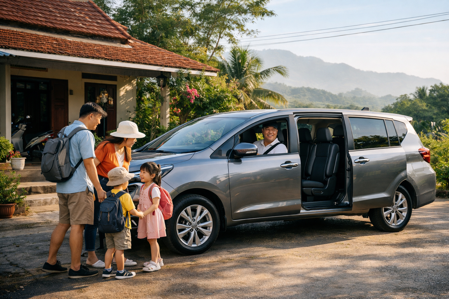 Thuê xe đi Núi Cà Đam đón tận nơi, đúng giờ cho chuyến tham quan thoải mái