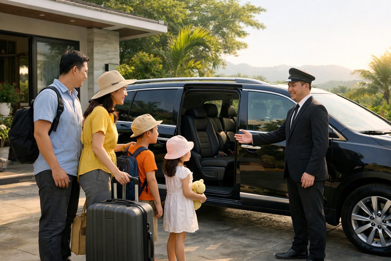 Thuê xe đi Thành cổ Châu Sa đón tận nơi, không ghép khách cho chuyến tham quan thoải mái