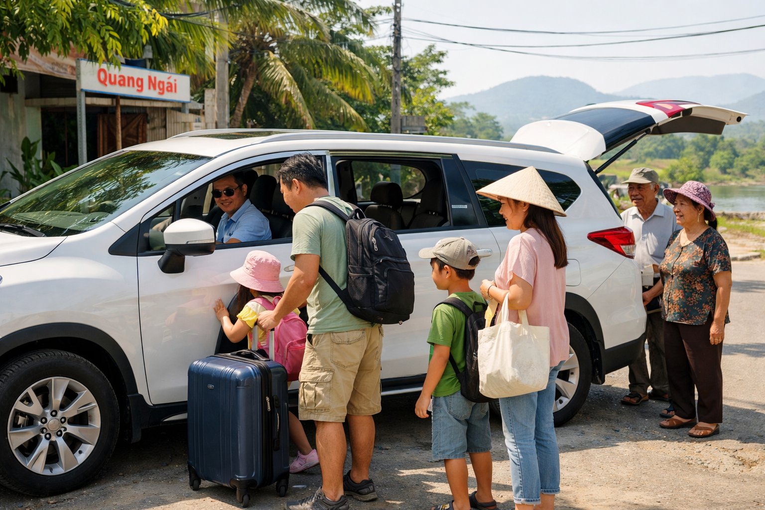Thuê xe đi Hồ Thạch Nham từ Quảng Ngãi bằng xe riêng tiện nghi, đón tận nơi