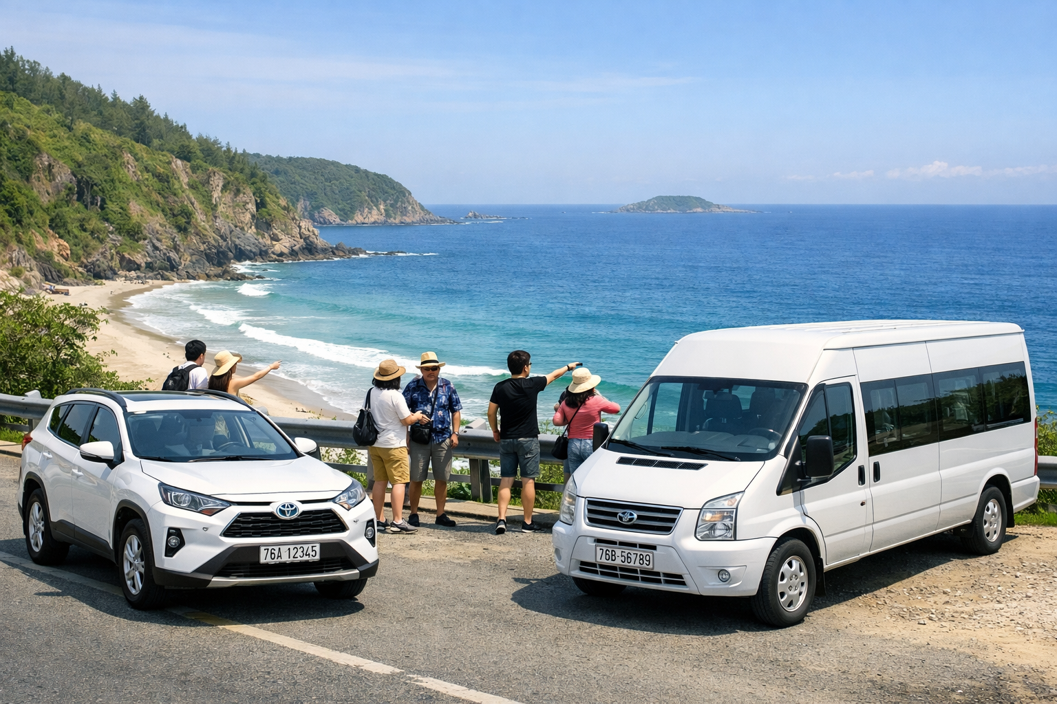 Xe 4, 7, 16 chỗ phù hợp đi Mũi Ba Làng An
