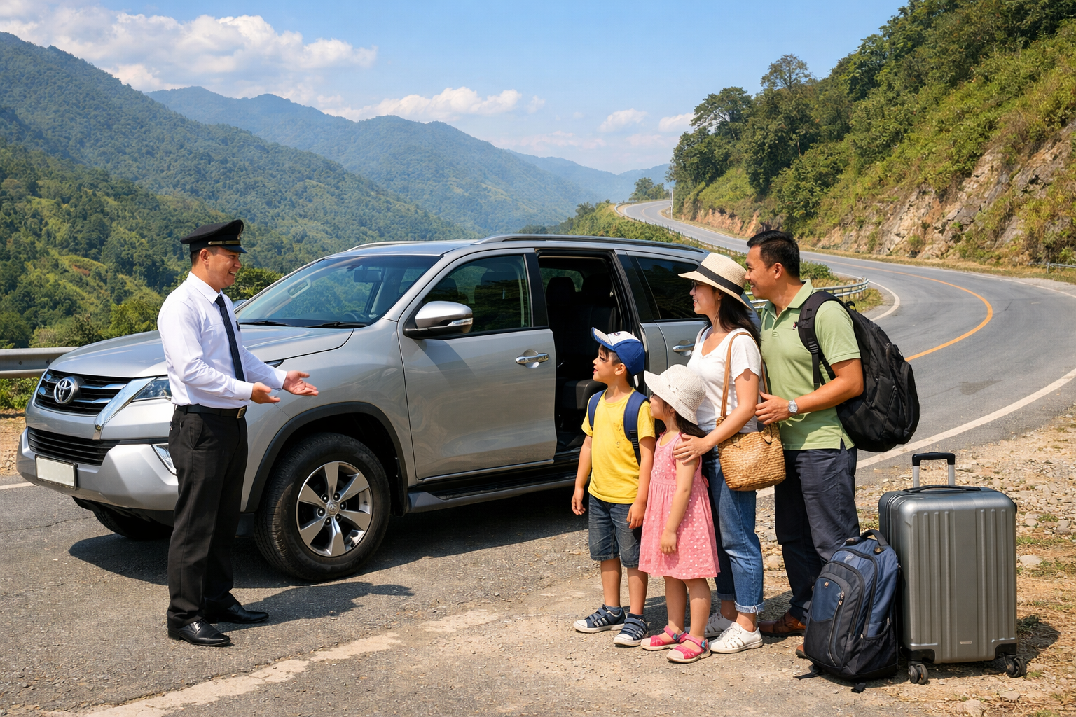 Thuê xe có tài Quảng Ngãi đi Măng Đen theo chuyến, đón tận nơi và đi đúng lịch