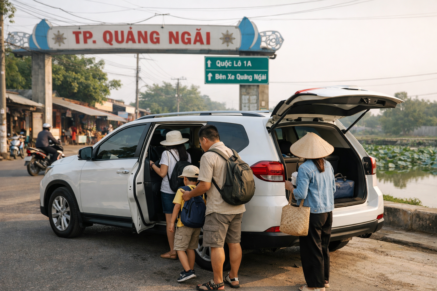 Thuê xe đi Rừng dừa nước Đức Phổ từ Quảng Ngãi, đón tận nơi theo lịch riêng
