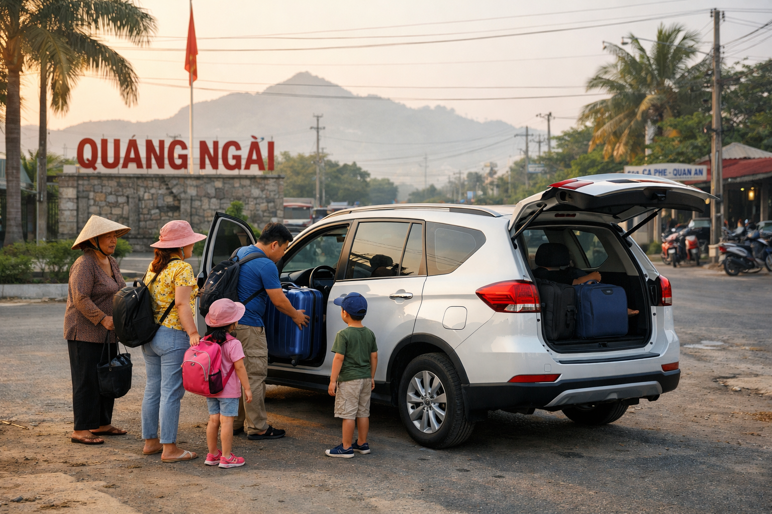 Thuê xe đi Đảo Lớn Lý Sơn từ Quảng Ngãi, đón tận nơi và canh giờ tàu linh hoạt