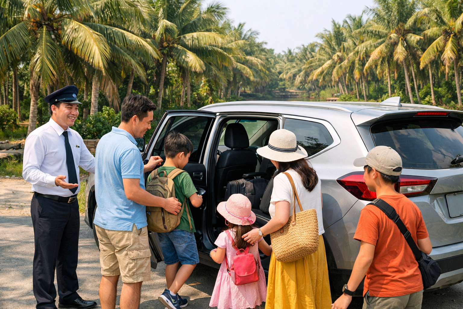 Dịch vụ xe đưa đón Bãi Dừa Tư Nghĩa bằng ô tô đời mới, đón tận nơi đúng giờ