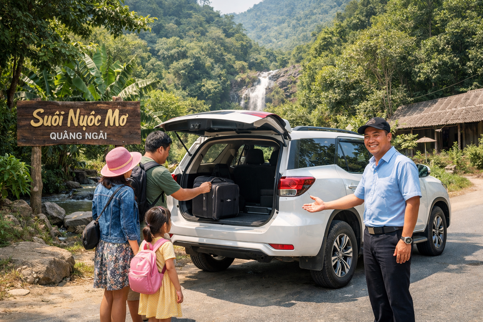 Dịch vụ xe đưa đón Suối Nước Mo nhanh chóng, đón tận nơi theo lịch riêng
