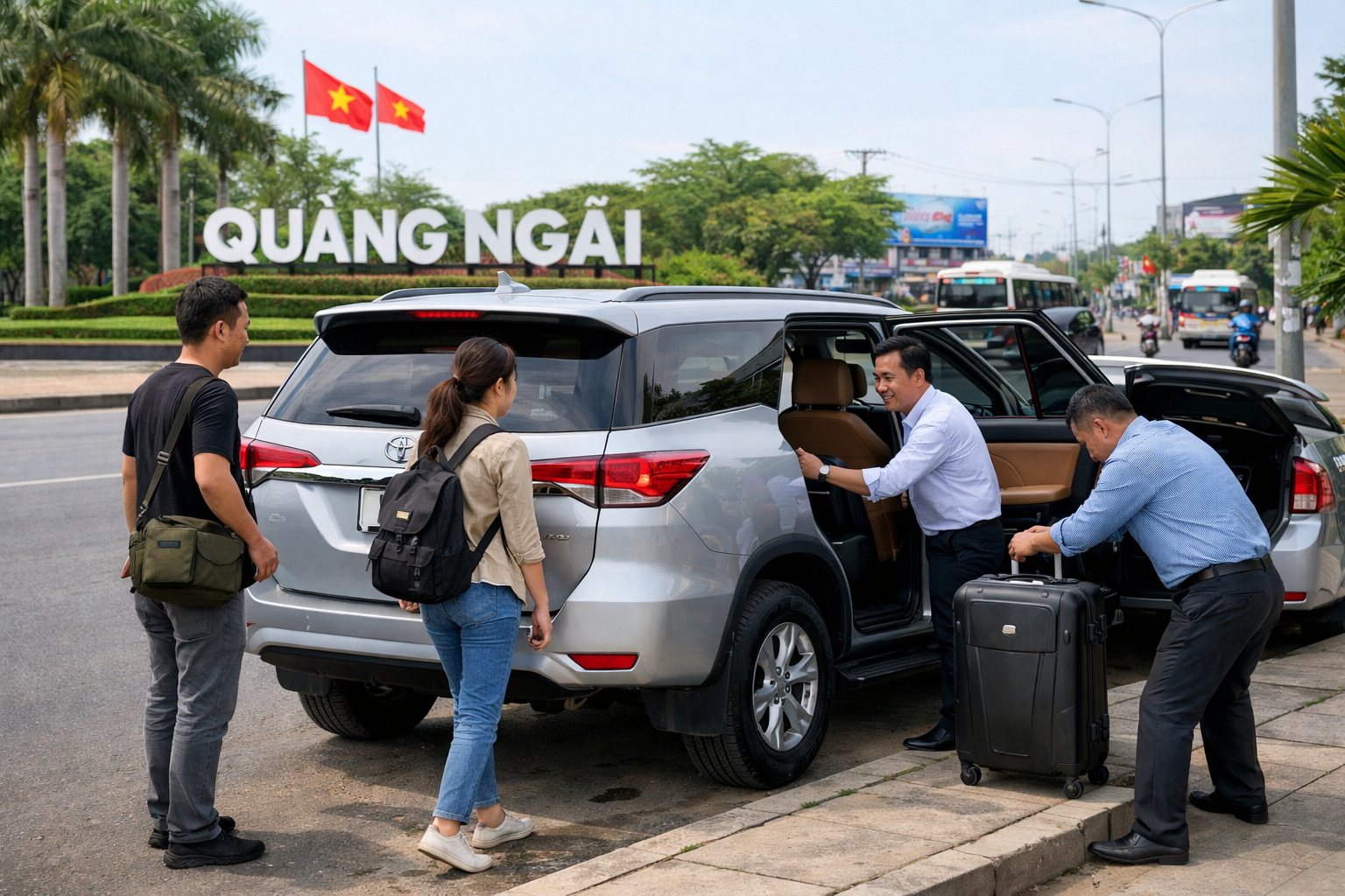 Xe ghép Quảng Ngãi đi Đà Nẵng đặt trước, giữ chỗ nhanh