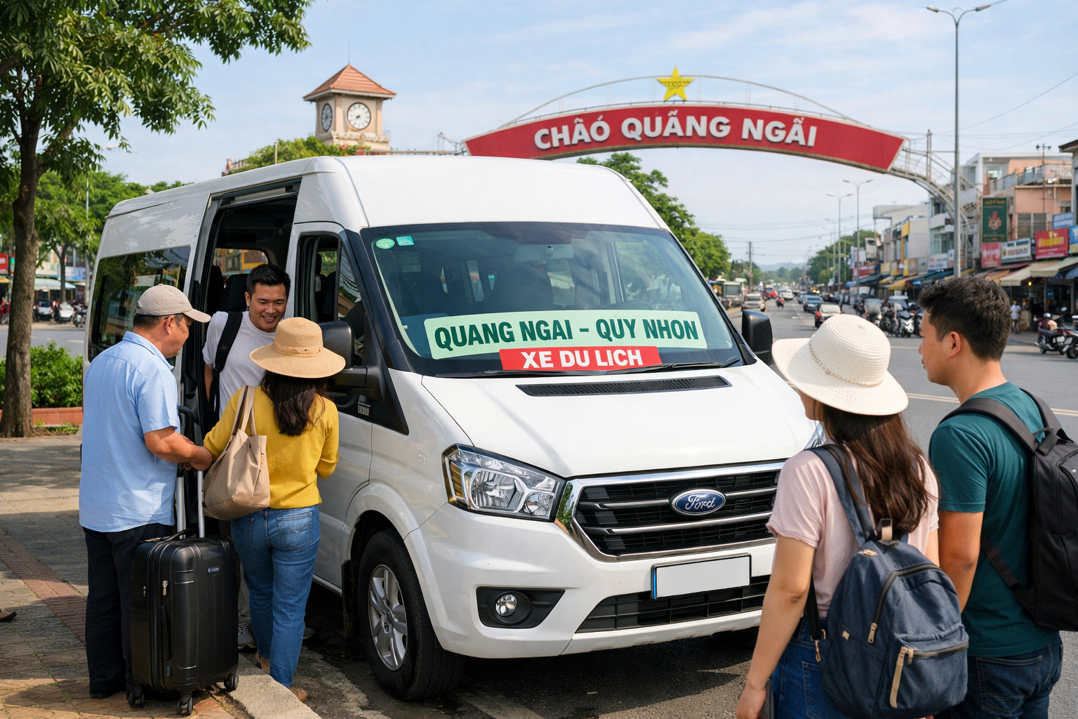 Xe ghép Quảng Ngãi đi Quy Nhơn khứ hồi, đón tận nơi và sắp lịch trả về linh hoạt