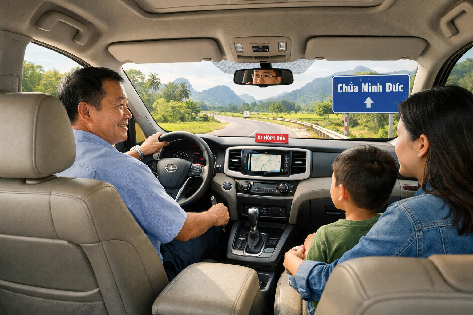 Xe hợp đồng đi Chùa Minh Đức từ Quảng Ngãi, đón đúng giờ, phục vụ 24/7
