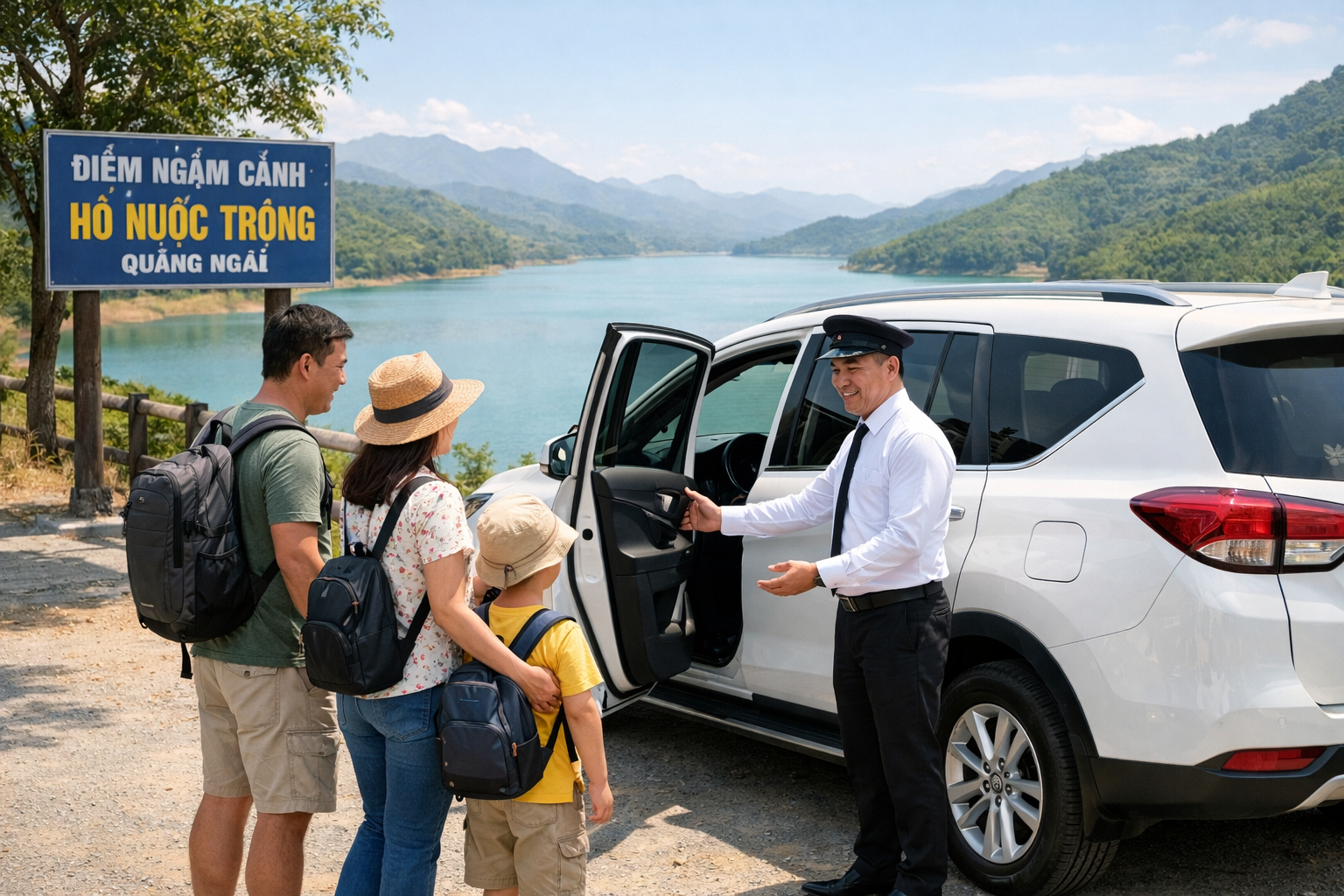 Xe hợp đồng đi Hồ Nước Trong có tài xế chuyên tuyến, đón tận nơi và đi đúng lịch